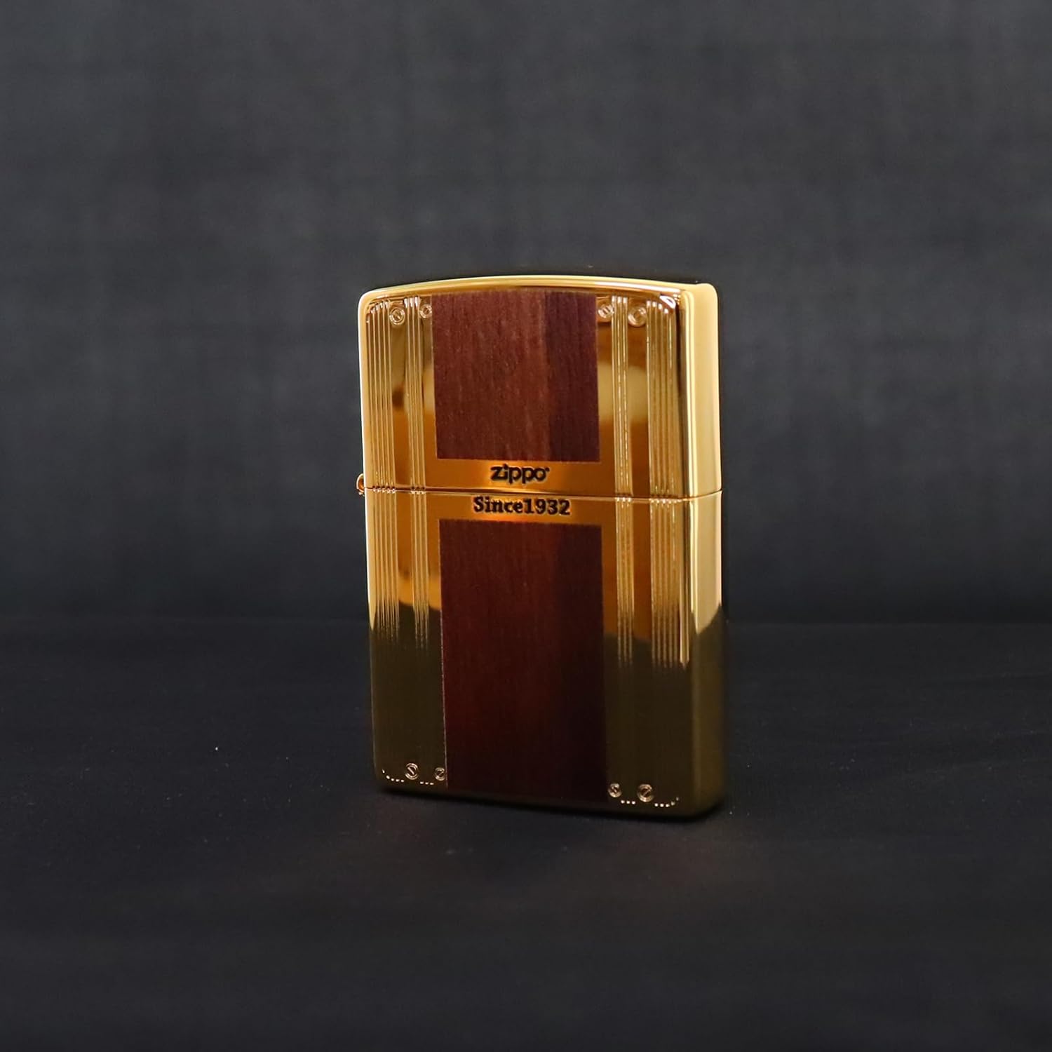 ZIPPO Lighter Wood & Line (2G-WLINE)