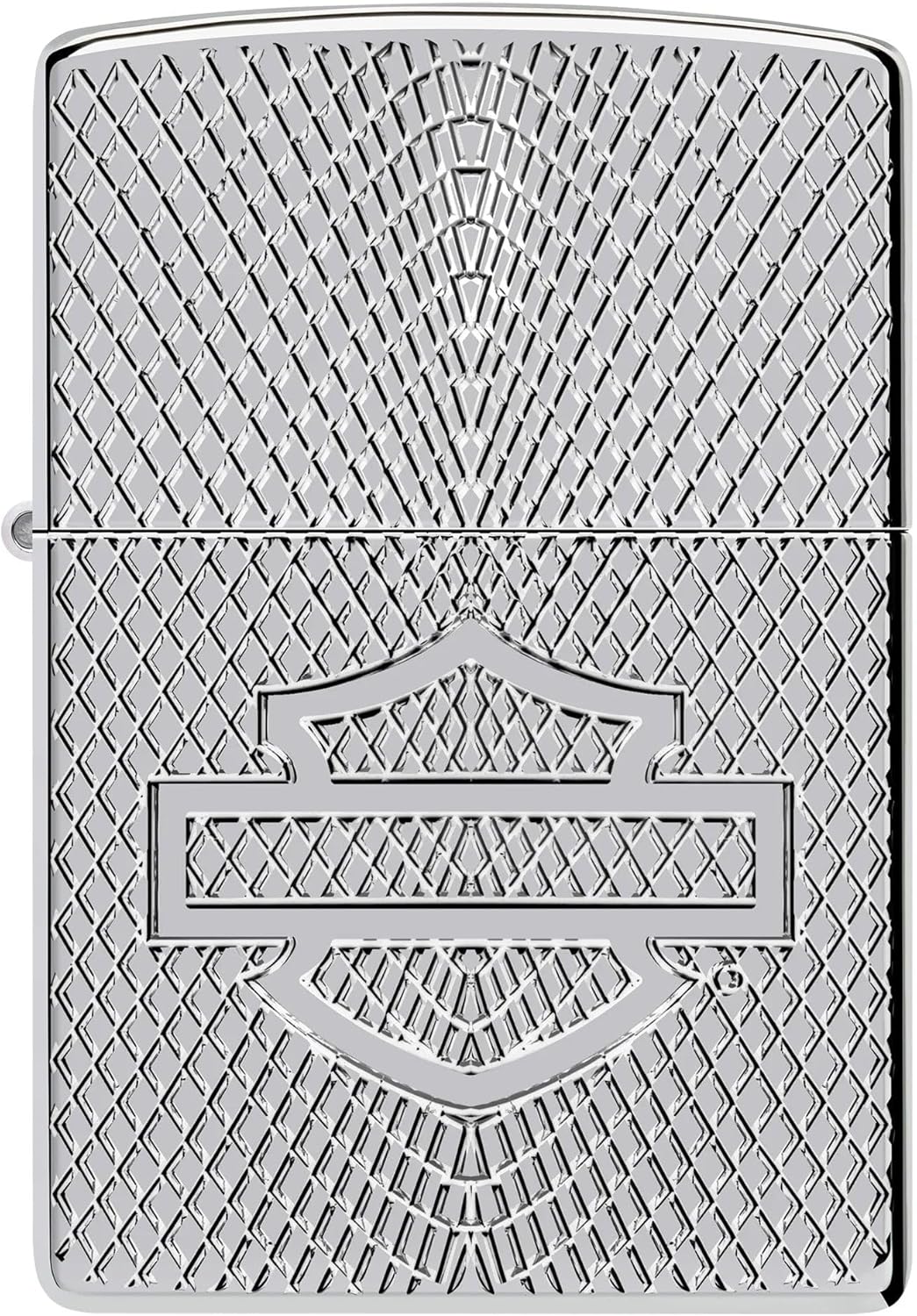 Zippo Lighter Harley-Davidson Deep Carve, Windproof, Custom Designed, Stainless Steel Body